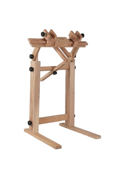 Kasnak Tutucu Ahşap Ayaklı Stand 20cm İle 65cm Arası Tüm İğneli/telli Kasnak Bağlanabilir Özellik