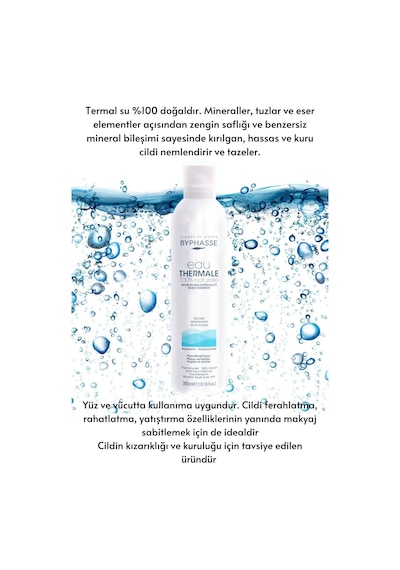 Byphasse Doğal Nemlendirici Termal Su 300 ML