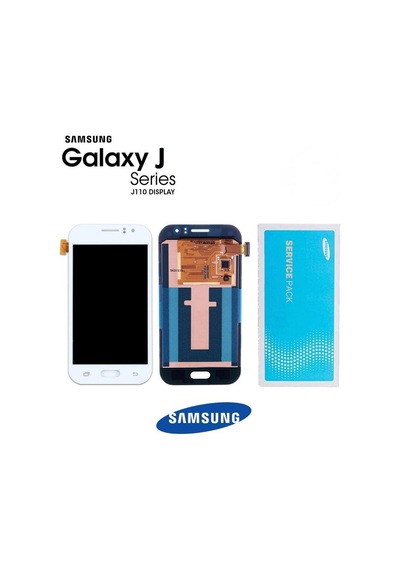 Samsung Uyumlu Galaxy J1 Ace J110 Lcd Ekran Dokunmatik Beyaz Servis Gh97
