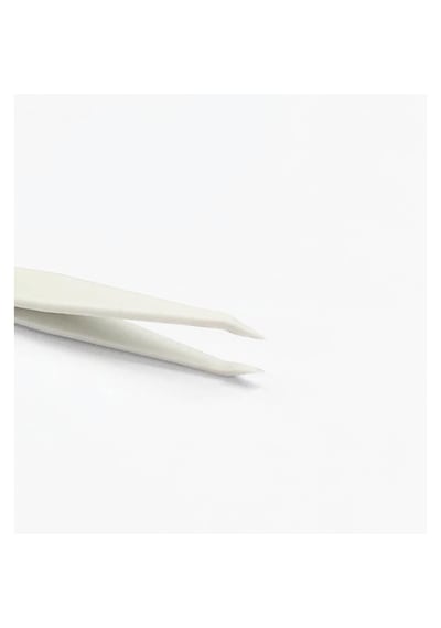 Koodmax Hassas Elektronik Ve El Sanatları Tamir Cımbızı Sert Plastik 6cm Düz Cımbız Beyaz