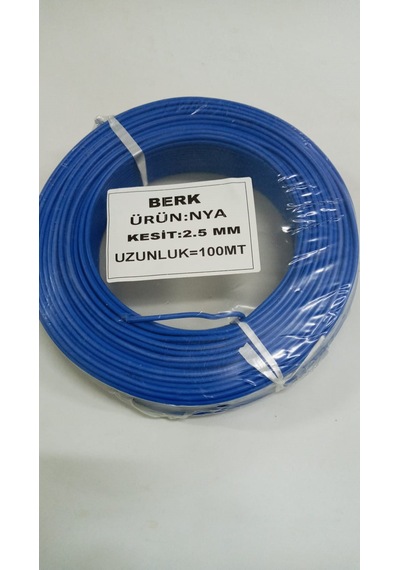 2.5 Mm Nya Mavi Tam Kesit Cca Kablo