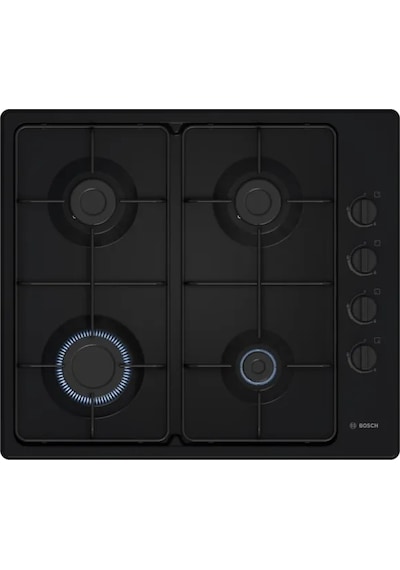 Bosch PBP6C6K80O 60 CM Gazlı Ocak Siyah