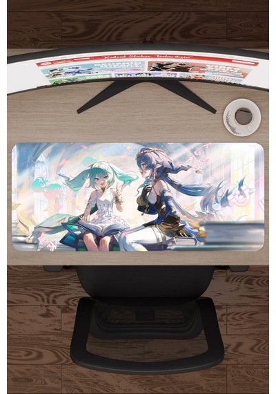 Faruzan Genshin Impact Anime Gacha V5 - 70x30 Xl Gaming Mouse Pad Fare Altlığı