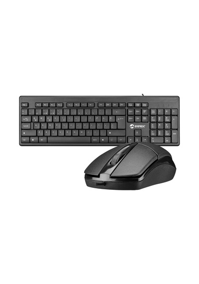 Everest Km-515, Siyah, Türkçe Q, Usb Kablolu, Klavye Mouse Set Diğer