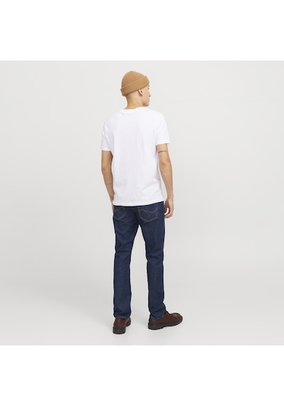 Jack & Jones Erkek Dar Kesim Düsük Bel Jean - Glenn - 12259062 Blue Denim
