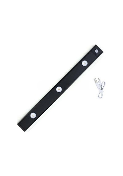 Cata Ledli Şarj Edilebilir Bant Armatür 10w 4000k 40cm Bella Cabinet Siyah