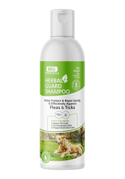 Bio Petactive Herbal Guard Shampoo Pire Ve Kene Önleyici Köpek Şampuanı 250 Ml.