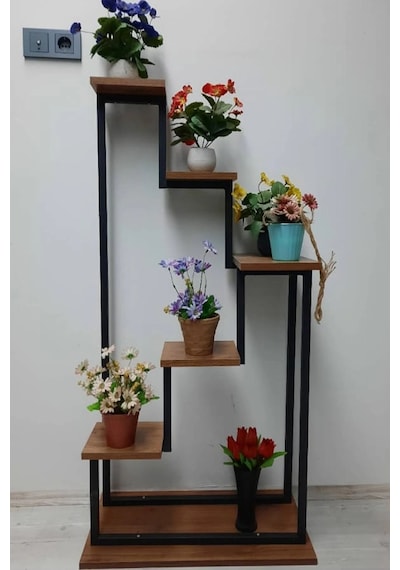 Merdiven Çiçeklik, Saksılık, Balkon Bahçe Dekor
