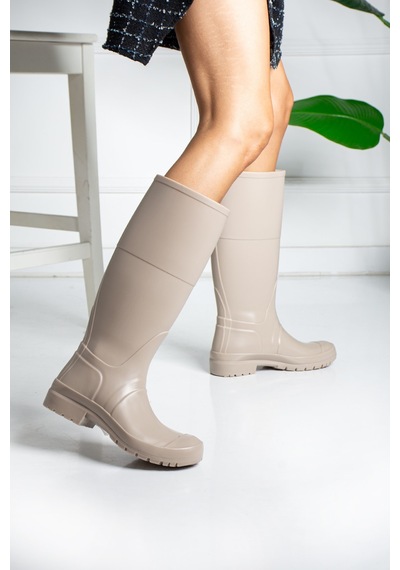 Wolk Shoes Kadın Yagmur Çizmesi Su Gecirmez Bej - 306228758 Bej