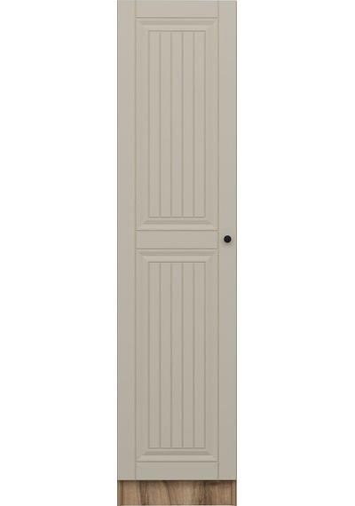 Minar Kale 1 Kapaklı Dolap İlkbahar Mebran 190cm - Dore/kumtaşı - Askılıklı Çok Renkli