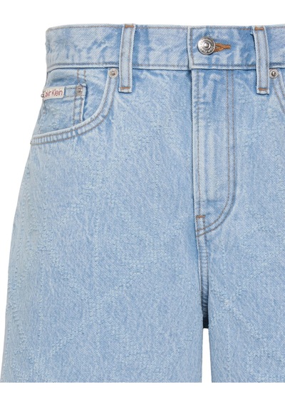 Calvin Klein 90s 6 In Needlepunch Tr Kadın Mavi Denim Şort-15708