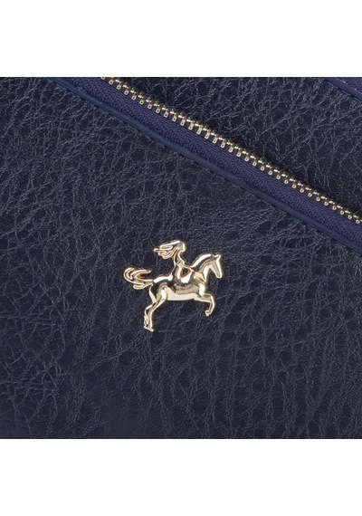 Nas Bag Kadın Çapraz Ve Clutch Çanta Bilek Ve Çapraz Askılı 24x15 Cm Lacivert Victoria Laci