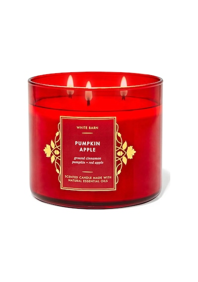 Bath & Body Works Pumpkin Apple Büyük Mum 411 G Çok Renkli