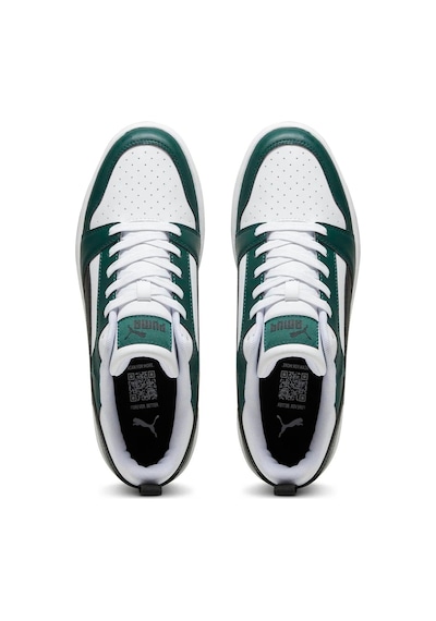 Puma Rebound V6 Low Sneaker Beyaz- Yeşil