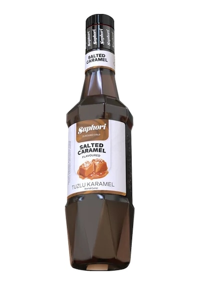 Saphori Tuzlu Karamel Aromalı Kokteyl Şurubu Tuzlu Karamel Şurubu 700 Ml