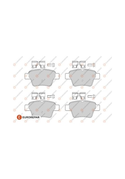 Citroen C4 Picasso Arka Fren Balatası 2007-2012 Eurorepar Takım 102mm
