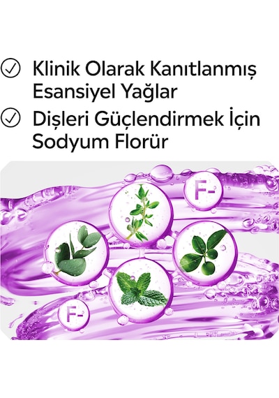 Listerine Total Care Hafif Tat Alkolsüz Ağız Bakım Suyu 500 ml x2