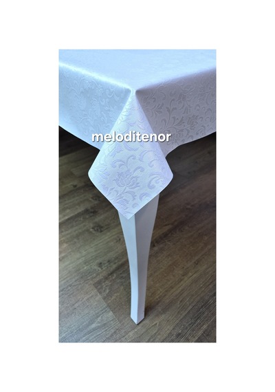 Fantastik Sedefli Düz Kendinden Çiçek Desenli Dertsiz Astarlı Kaymaz Silinebilir Pvc Muşamba Masa Örtüsü Beyaz Fantastik Sedefli Düz Kendinden Çiçek Desenli Dertsiz Astarlı Kaymaz Silinebilir Pvc Muşamba Masa Örtüsü Beyaz