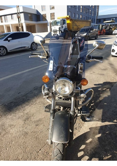 Motocam Küba Süperlight 150 Ön Cam 2008-2026 Model 53cm Füme Renkli 4mm Aparatsız