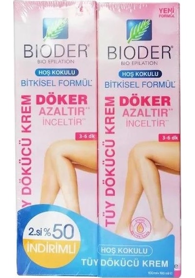 Bioder Tüy Dökücü Krem Kadınlara Özel 100 Ml - 2 Adet 8680512630449