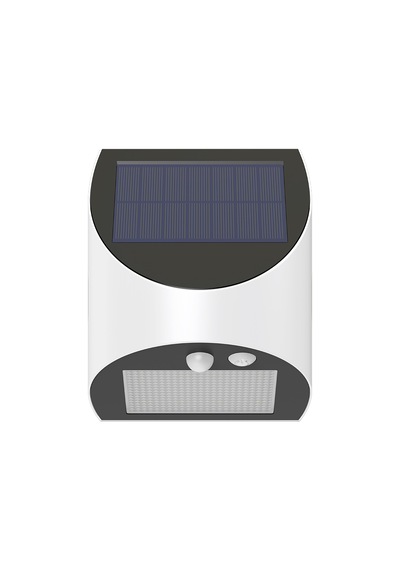 Braytron Solaris-w1 3w Sensörlü Solar Led Duvar Apliği - 6500k Beyaz Ip54 Solar-Beyaz