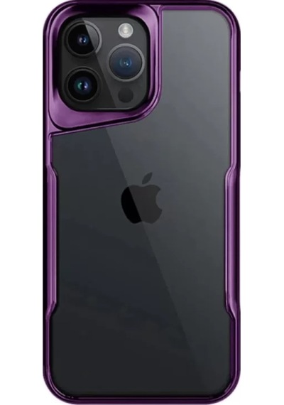 Newface Apple İphone 16 Pro Max Kılıf Boyi Silikon Kapak - Derin Mor