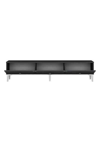 Tsa1897dbs - Alfa Tsa180 Tv Stand, Tv Sehpası Ve Tv Ünitesi Safirmeşe - Beyaz - Sılver 180cm