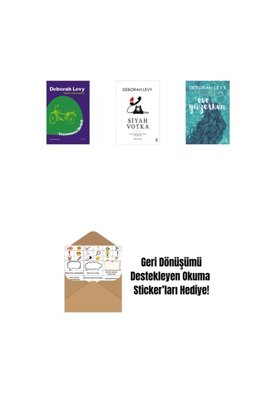 Yaşamanın Bedeli + Siyah Votka + Eve Yüzerken + Okuma Sticker'ları