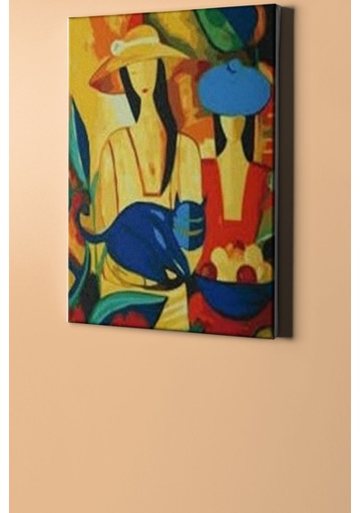 Webstyle Sayılarla Boyama Seti Kasnaklı Picasso Kadınlar 40 X 50 Cm