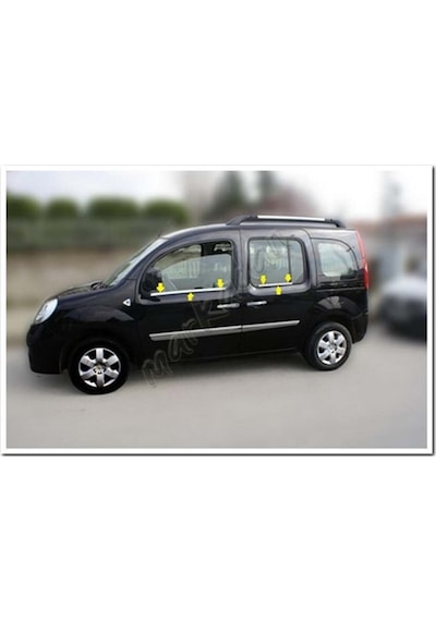 Markadan Renault Kangoo Krom Cam Çıtası 2008 Sonrası 4 Parça Pasl