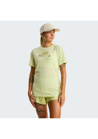 The North Face W Bıtmap Sılhouette Short Sleeves Tee-gr Kadın Tişört Nf0a8g0cg6o1 Limon