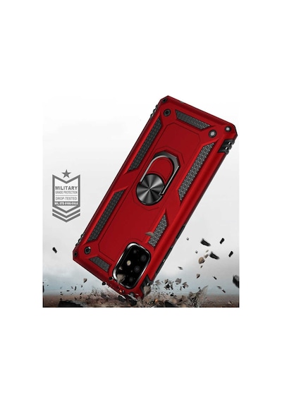 Samsung Galaxy Uyumlu A71 Kilif Zirhli Standli Miknatisli Tank Kapak 404356472