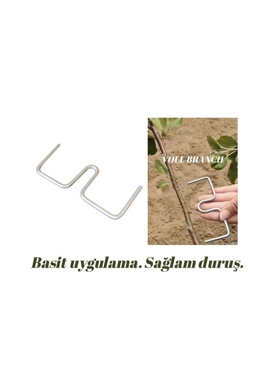 Voll Branch X5 Dal Eğim Desteği Ağaç Dalı Bükme Teli Metal 5 Adet