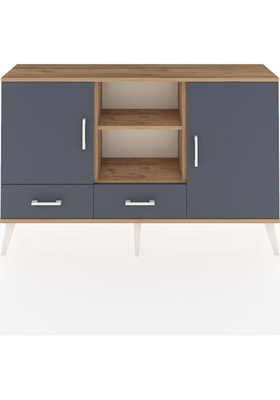 Arges Konsol 5 Raflı 2 Çekmeceli 3 Kapaklı 132x30x83 Çam-antrasit/antrasit Antrasit/antrasit Arges Konsol 5 Raflı 2 Çekmeceli 3 Kapaklı 132x30x83 Çam-antrasit/antrasit Antrasit/antrasit