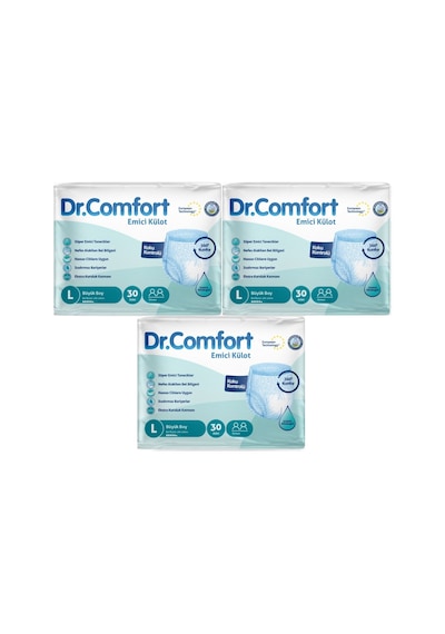 Dr.comfort Hasta Bezi Yetişkin Emici Külot L-büyük 3pk 90 L