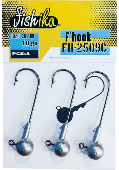 Fishika 2509 3/0 10gr Jig Head