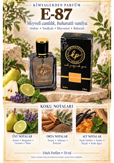 KP E-87 Erkek Parfüm EDP 50 ML