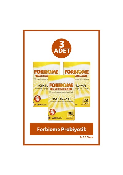 Forbiome Probiyotik 10 Saşe 3 Al 2 Öde