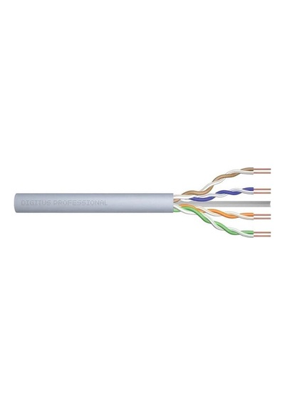 Cat 6 Class Eca, U-utp Data Kablosu, 250 Mhz, Awg 23/1, Cca-copper Clad Aluminum, Simplex, G-119103