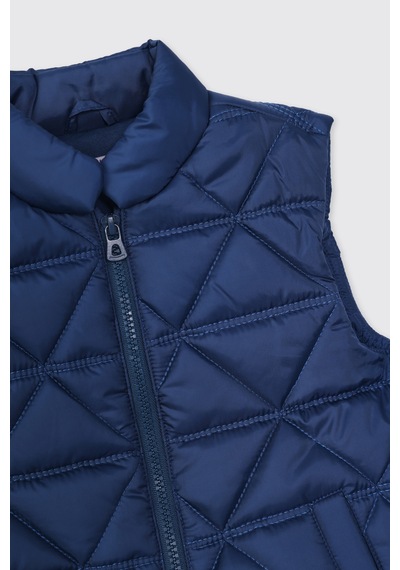 Panço Erkek Bebek Saks Micro Yelek 2621bb23002 Mavi