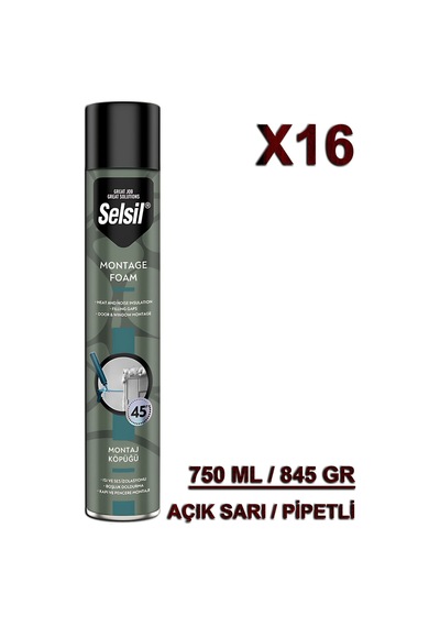 Selfoam Köpük Pipetli 750 Ml 16 Adet