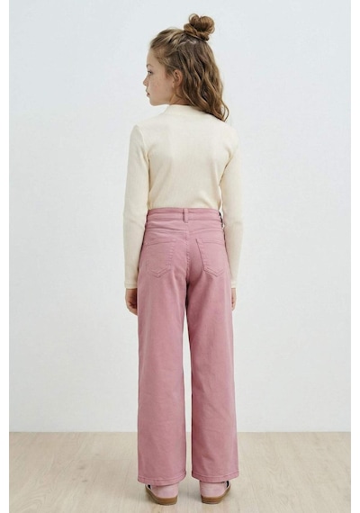 Defacto Kız Çocuk 90s Wide Leg Gabardin Pantolon G6013a825aubr82 Bordo-br82