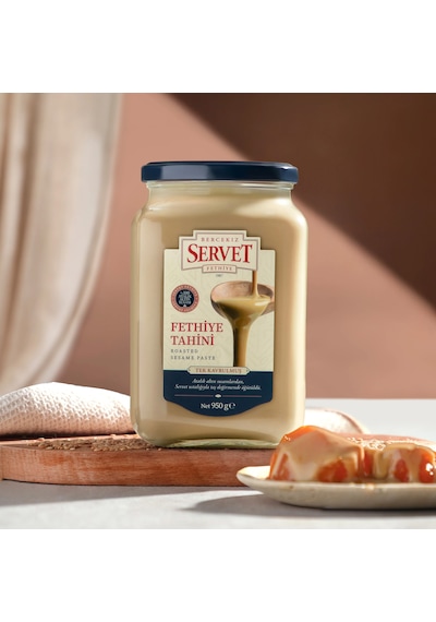 Servet Tek Kavrulmuş Taze Servet Tahini - 950g