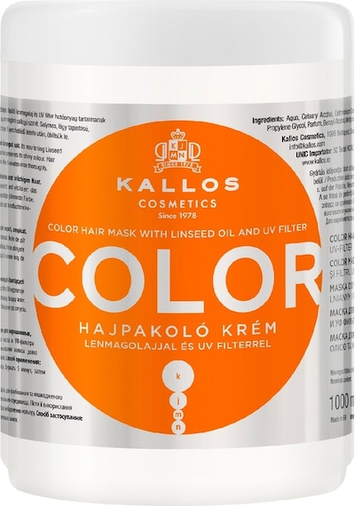Kallos Cosmetics Color Hair Boyalı Saçlar için Saç Maskesi 1 L
