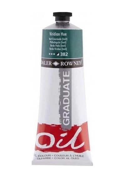 Daler Rowney Graduate Yağlı Boya 200 Ml 382 Viridian  Hue