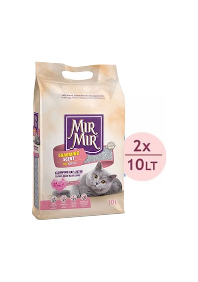 Mırmır Hoş Kokulu Topaklaşan Kedi Kumu 2x10 Lt