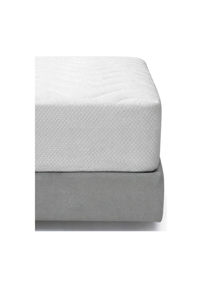 Sıvı Geçirmez Elyaf Dolgulu Kapitone Honeycomb Desenli Fitted Bazalı Yatak Alezi Nefes Alan Microfiber Yatak Koruyucu Alez Beyaz Tek Kişilik - Çift Kişilik