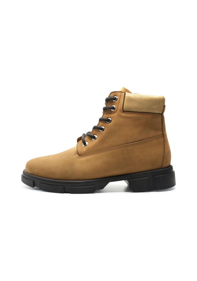 Costo Shoes Büyük Numara Erkek Bot Rahat Geniş Kalıp Kum Nubuk