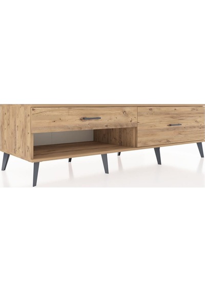 Kronos Tv Ünitesi 2 Çekmeceli 176x59x51 Çam-çam/çam Atlas Çam/atlas Çam