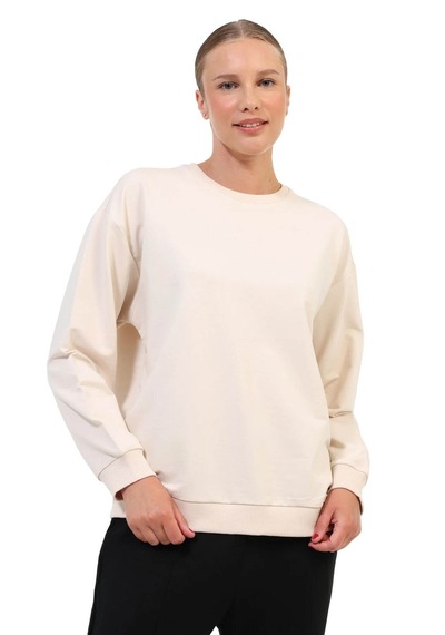Lumberjack Wb 16sn79 Ekru Kadın Sweatshirt 102710624